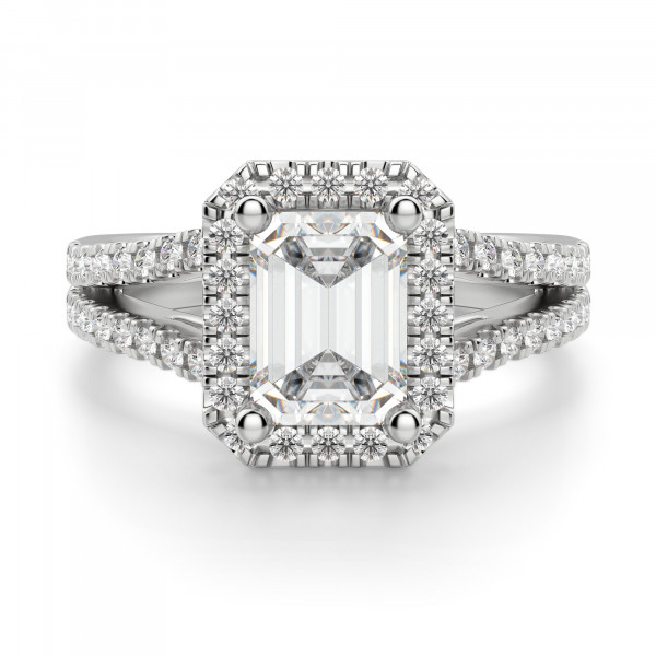  Bristol  Emerald Cut Engagement  Ring 